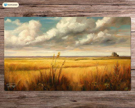 White Plains of the Last Harvest  - MTG Spielmatte - 24 x 14 inches - MTG Geschenke - MTG Zubehör - Magie Tischmatte