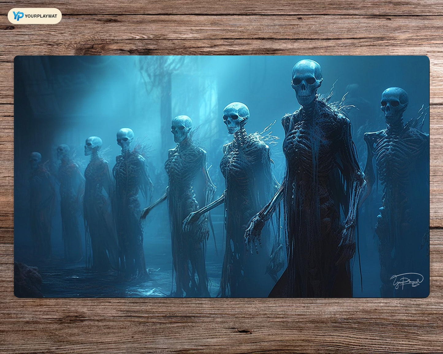 Demonic Shades  - MTG Spielmatte - 24 x 14 inches - MTG Geschenke - MTG Zubehör - Magie Tischmatte