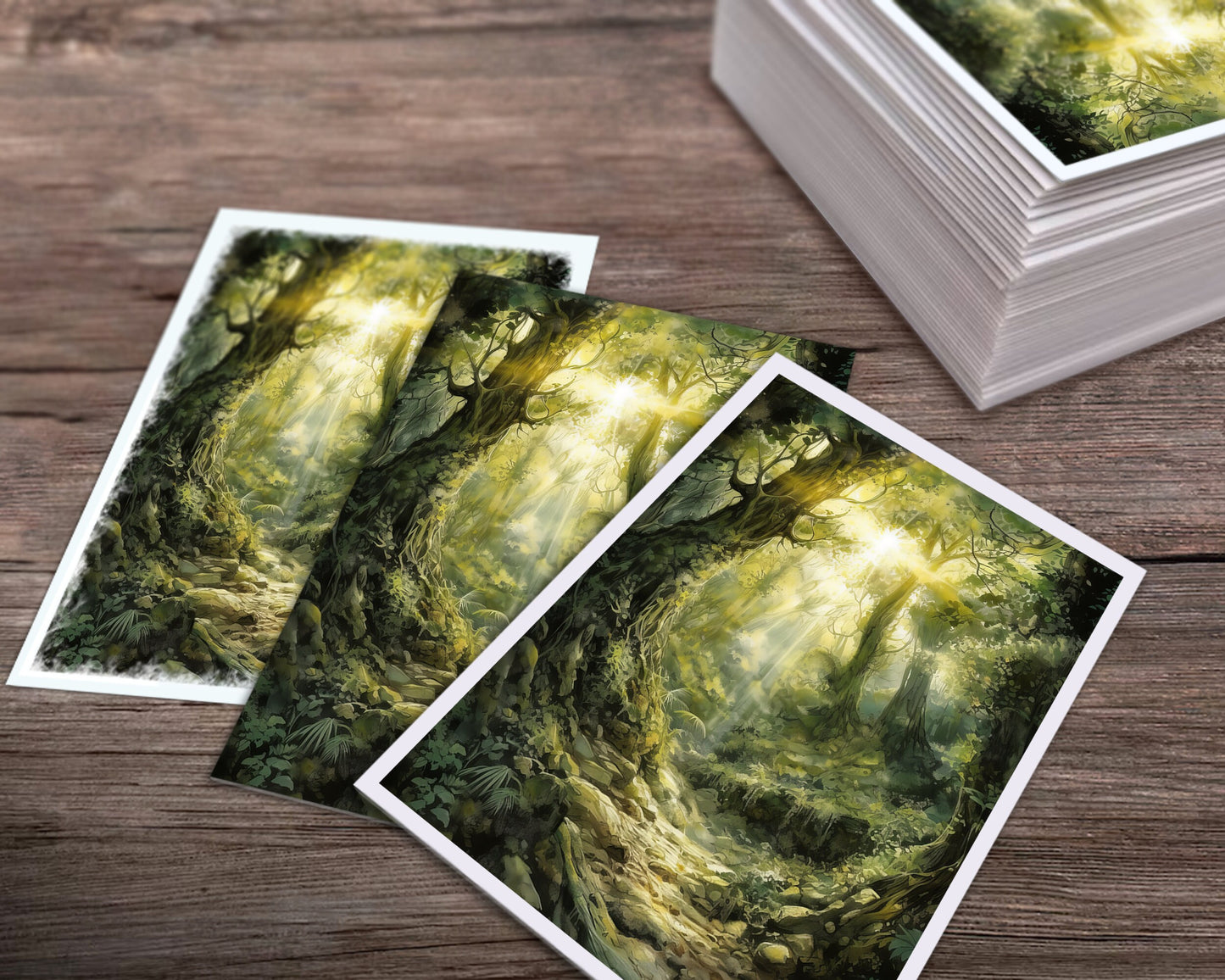 Ethereal Forest - MTG Card Sleeves - 60/100/120 -  TCG Card Sleeve Set - Commander Sleeves - Magic the Gathering Gifts