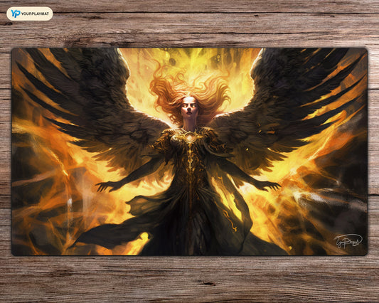 Angelic Warleader - MTG Spielmatte - 24 x 14 inches - MTG Geschenke - MTG Zubehör - Magie Tischmatte