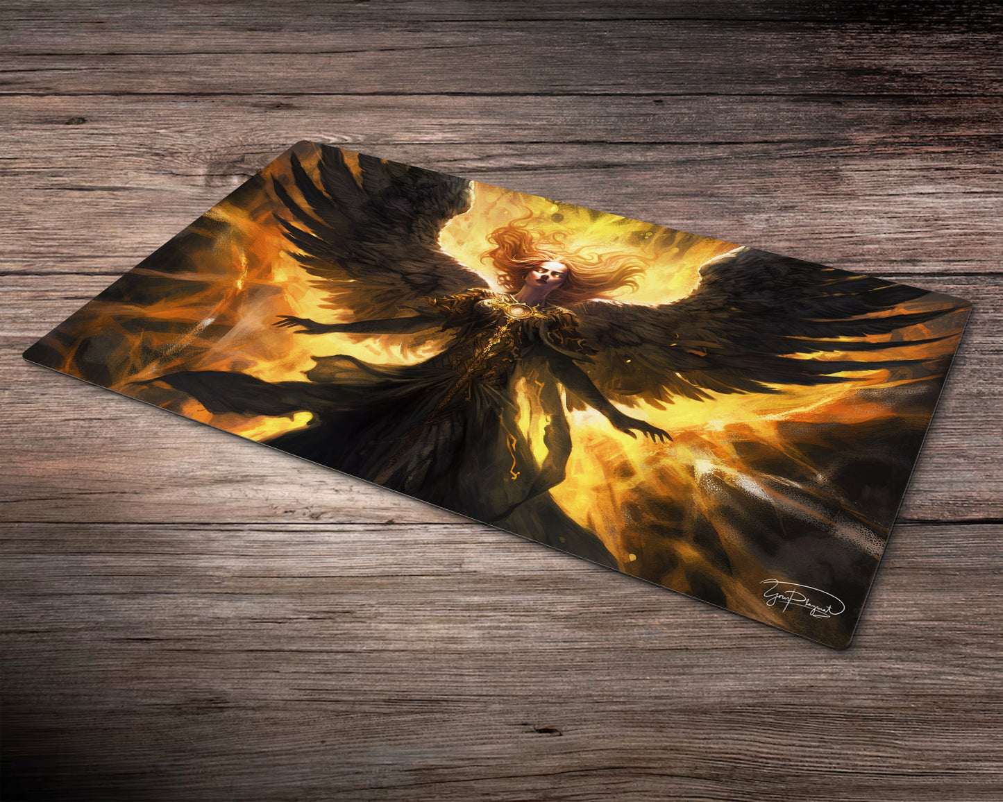 Angelic Warleader - MTG Spielmatte - 24 x 14 inches - MTG Geschenke - MTG Zubehör - Magie Tischmatte